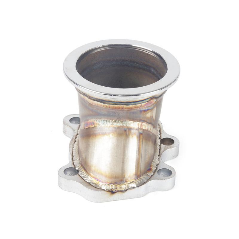 Turbo Down Pipe Adapter 63mm V-band Clamp Flange For T25 T28 GT25 GT28 To 2.5