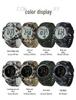 Sanda Men's Tactical Outdoor Camouflage Waterproof Sport Watch with Large Luminous Dial