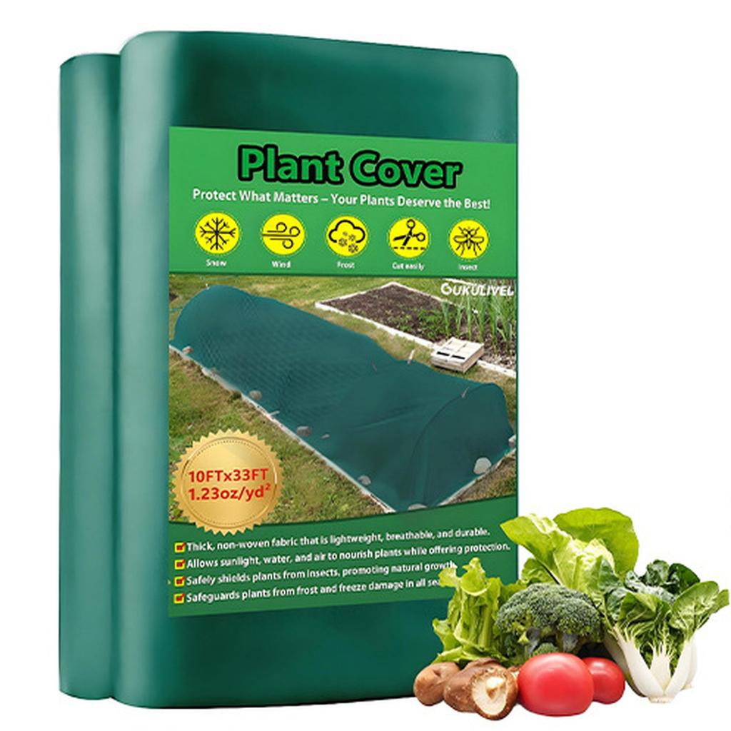 2x10m Winter Plant Frost Blanket Thickened Non-woven Cover