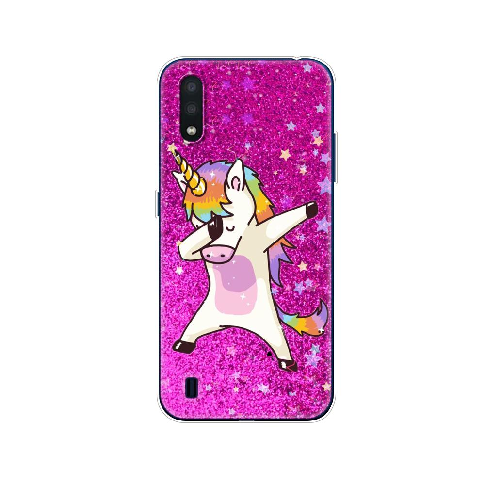 For Samsung M01 Case 5.7" Soft Silicon Tpu Cover For Samsung Galaxy M01 M 01 SM-M015FZBDSER M015 Phone Back Shell Bumper Funda