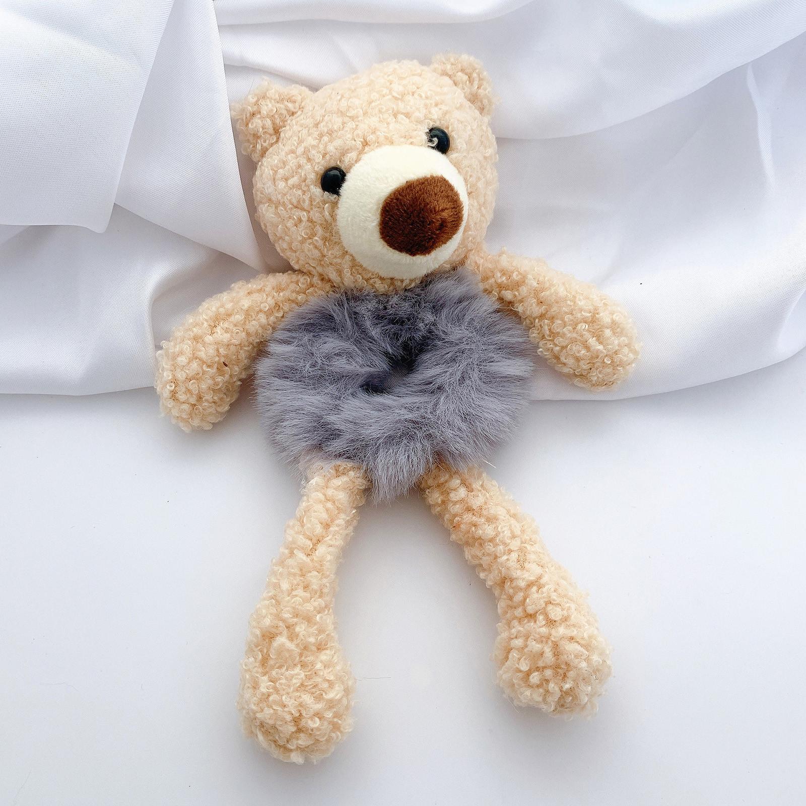 

Жіноча модна плюшева гумка для волосся. Милий ведмідь