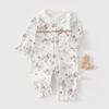 Spring & Autumn Princess Jumpsuit for Baby Girls - Pure Cotton, Class A, Sweet Outdoor Bodysuit