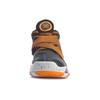Li Ning All City Premium Wade Series Shock Absorption Mid-Top Basketball Shoes Kids Basketball Shoes Black Orange YKBQ038-5