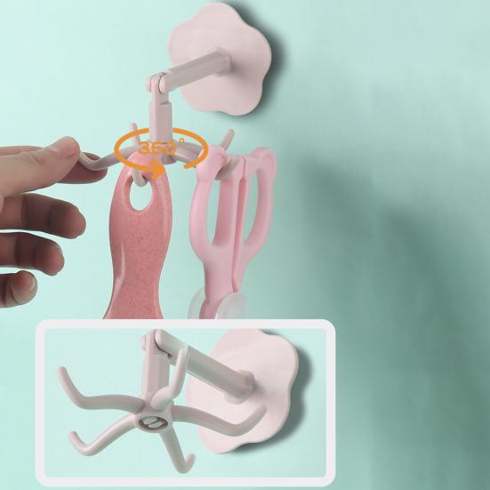 Haczyk do przechowywania Obrót o 360 stopni Szybkoschnący PP Pod szafką Uchwyt na przybory Wieszak Artykuły domowe