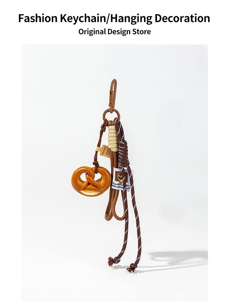 

Майярдовский Коричневый Корейский Шоколадный Бейгл Брелок Подвеска