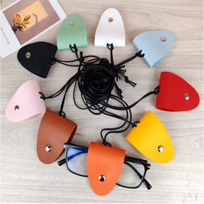 Multifunction Sunglasses Clip Storage Hanging Rope Hanging Neck Pouch Glasses Clip  for Unisex