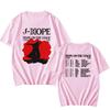 J-Hope Hope On The Stage Tour Tshirts J Hope World Tour Cotton Summer O-Neck Short Sleeve Casual Tops Tees Women Men Streetwear