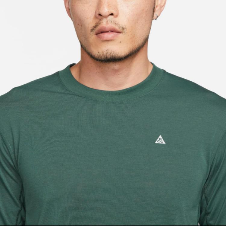 Nike Dri-FIT ACG Goat Rocks Solid Color Pullover Sweatshirt Men sweatshirt Green DO9270-309