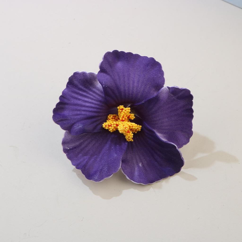Handcrafted Floral Hair Clip for Beach Vacations - Updo Side Clip with Duckbill Design