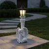 Solare Engelsstatue Glücksbringer Gartendekoration LED-Lichter Gruß Gartenlampe für Terrasse