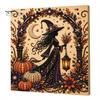 Ghost Pumpkin Art Craft Halloween Faux Pearl Kit, 3D Painting DIY Spooky Gem for Beginners Cute Set Adults, Autumn Home Wall Decor Crafting