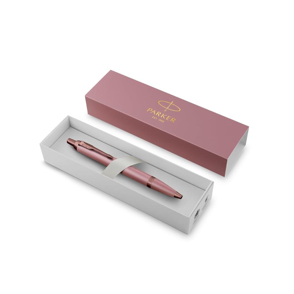 PARKER IM Ballpoint Mauve Medium Gift Box Luxury Item 2235428 Pen, BRT, Nib, Oil-Based Ink, Included, Gift, No.