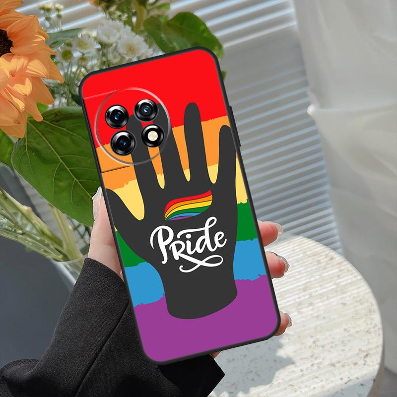 Gay Pride LGBT Rainbow Flag Case For OnePlus 15 15R 13 13T 13R 12 12R 11 10 10R 10T 8T Nord 5 CE 4 2 3 Lite N20 N30 Cover