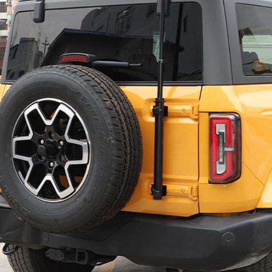 Tailgate Hinge Mount Bracket Flag Pole Antenna Mount For Ford Bronco 2/4 Doors