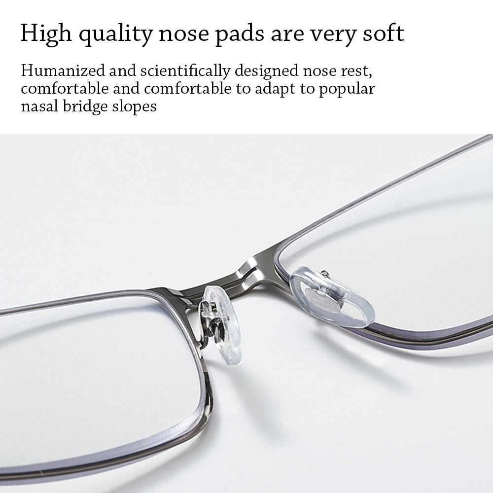 Stainless Steel Men Business Reading Glasses for Reader Women Unisex Presbyopia Optical Eyeglasses +1.0 1.5 2.0 2.5 3.0 3.5 4.0