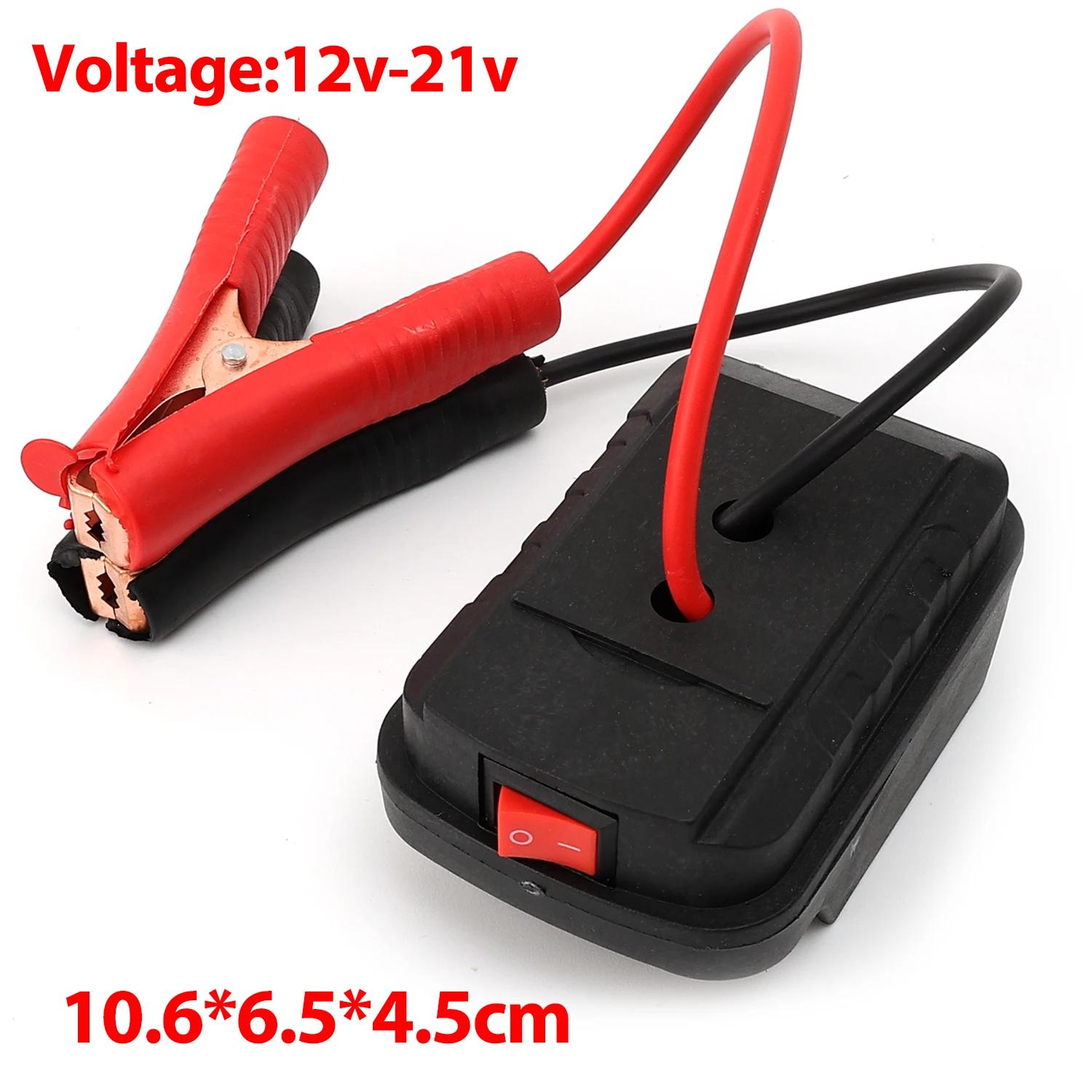 

For Makita for DeWalt for Milwaukee 18V Igniter Jump Starters Car and Motorcycle Lithium Battery Emergency Power Supply
