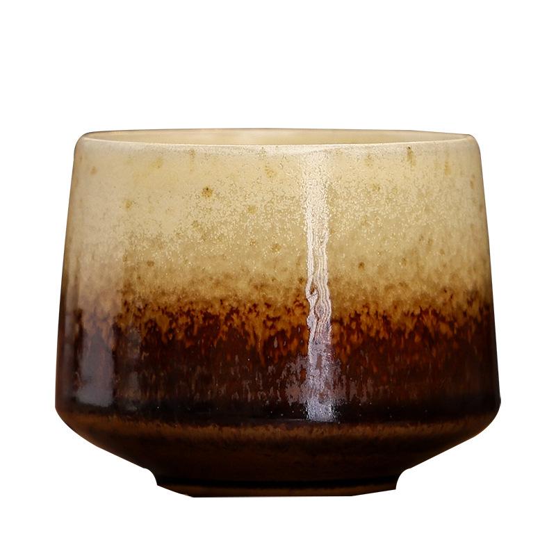 Ceramic Cup Kiln Change Cup Master Cup Japanese Teacup Coarse Pottery Retro Concentrated Coffee Mug Single Mug
