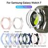Funda para PC para Samsung Galaxy Watch 7 6 40 44mm Cubierta Mate Carcasa Protectora con Parachoques Hueco para Galaxy Watch 7 Smartwatch Accesorios