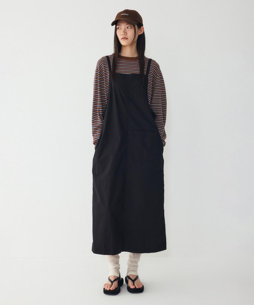 STUDIO TOMBOY Back Buckle Layered Dress_Black 91F6241781