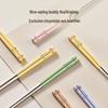 BEAR 316L Stainless Steel Household Chopsticks - 5 Pairs