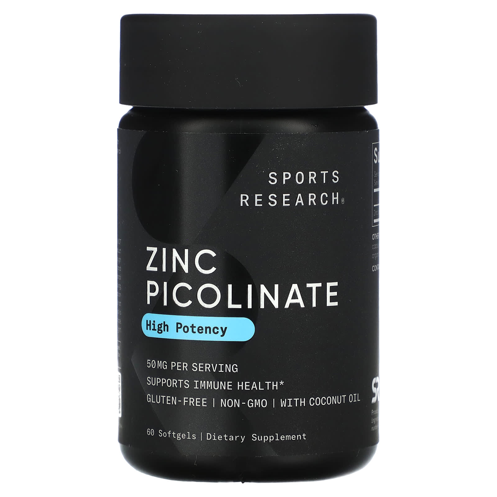 

Zinc Picolinate, High Potency, 50Mg, 60 Softgels
