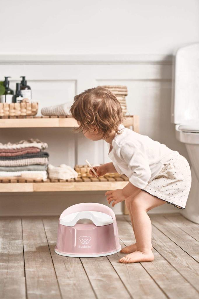 BabyBjörn Smart Potty Powder Pink/White (Authentic Japanese Product with Warranty)