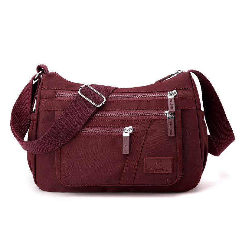 New Versatile Bag Women's Casual Nylon Cloth Waterproof Messenger Bag Women's Bag Large Capacity Mother Shoulder Bag Women