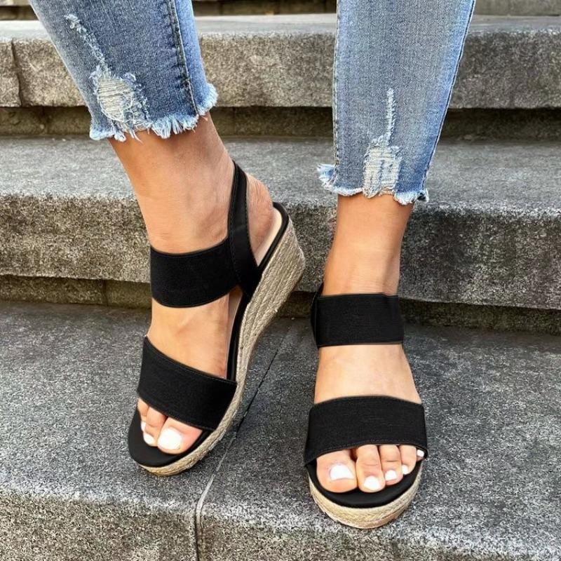 New Sexy Roman Shoes Open Toe Wedge Women's Sandals Summer Fashion Casual Elegant High Heels NO:199