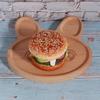 Holz Lebensmitteltablett Schale Teller Frühstück Servierplatte Snackbehälter für Baby Kind Kinder Geschirr