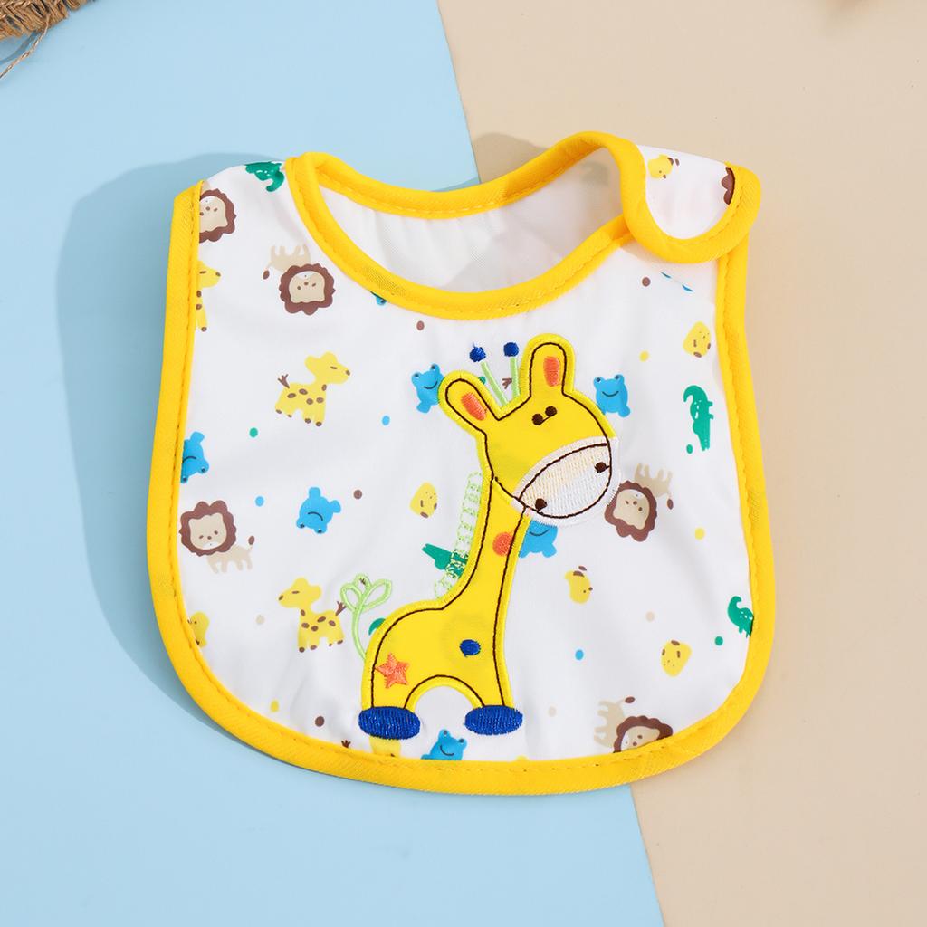 Baby Girl Boy Feeding Bibs Waterproof Apron Cartoon Towel Kids Toddler Dinner baberos Bandanas Burp Cloths