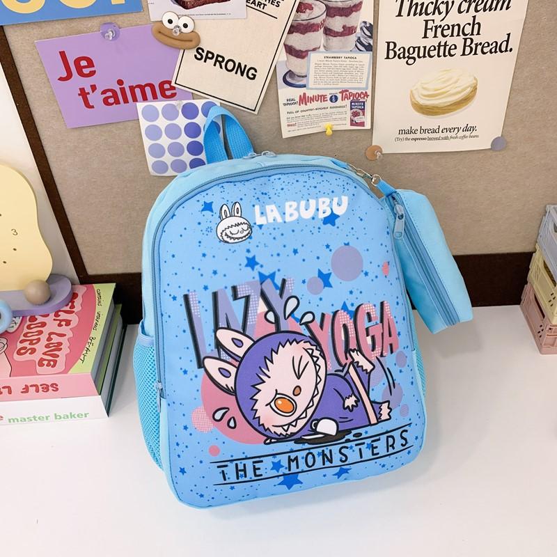 Children'S Backpack Cartoon Anime Cute Printed Boys And Girls Backpack Large Capacity Kindergarten Student School Bag