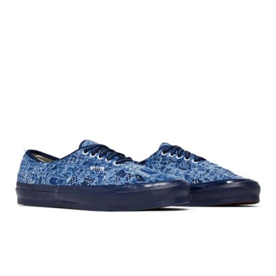 Vans FDMTL x OG Authentic LX 'Distressed Indigo' VN0A4BV95WP Men's Shoes