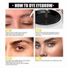 Eyelash Eyebrow Dye Tint Kit Eyebrow Cream Semi Permanent Black Brown Coffee Tattoo Tint Waterproof Lasting Makeup Cosmetics