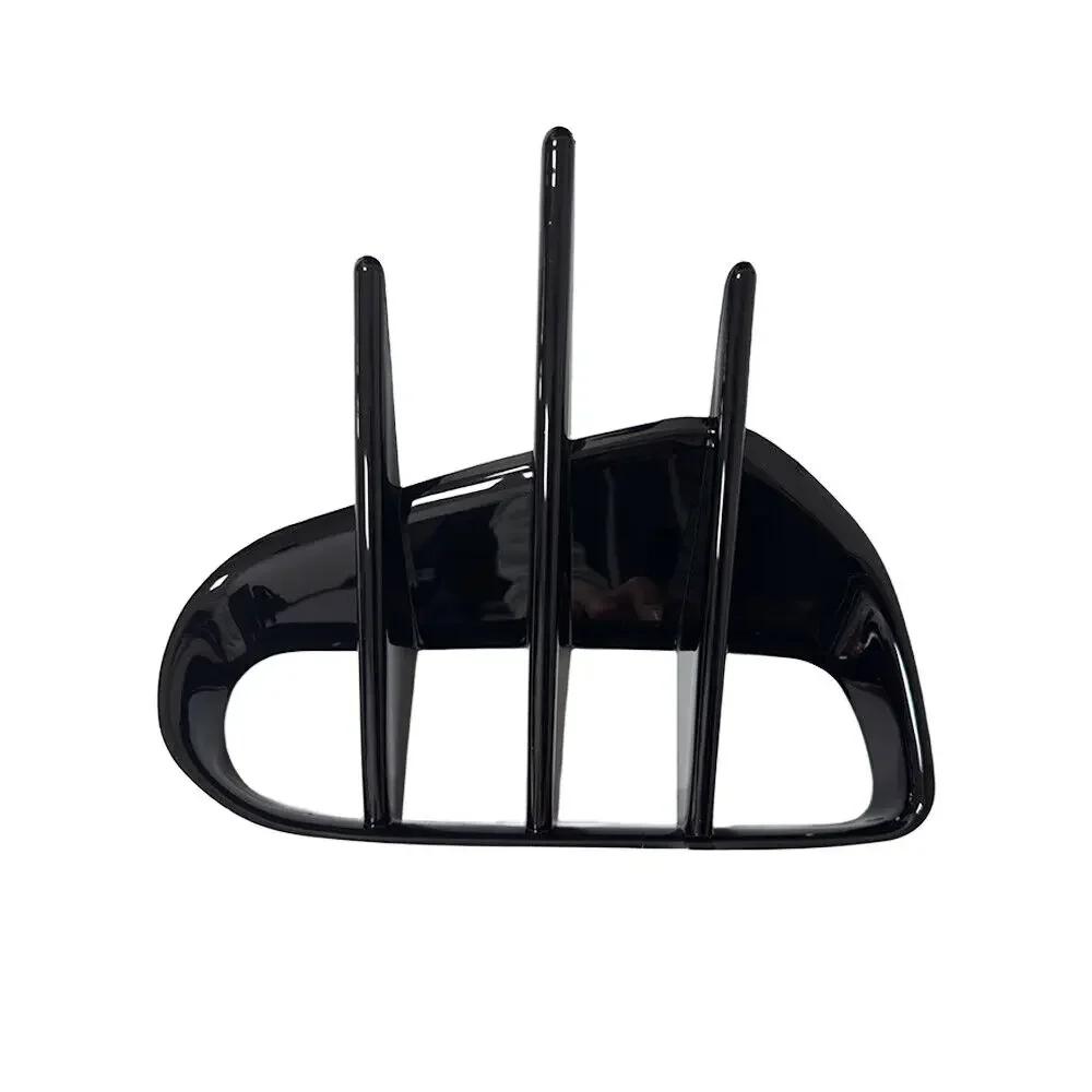 For KIA Stinger 2018-2025 Pair Car Sticker Front Bumper Side Vent Spoiler Canard Covers Accessories Auto Vehicle Decoration Part