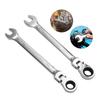 6/7/8/9/10/11/12/13mm Ratcheting Wrench Flexible for Head Dual-use Ratcheting Tool Ratcheting Car Hand Tools Multi Tool