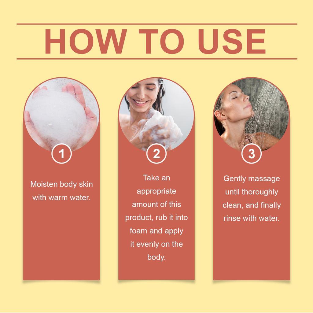 Sulfur Based Cleansing Shower Gel Moisturizes the Body and Skin, Relieves Dryness, Is Gentle and Clean, and Provides a Refreshin