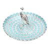 Peacock Fruit Tray Zinc Alloy Metal Peacock Plate for Bread Snacks Cakes   Candies