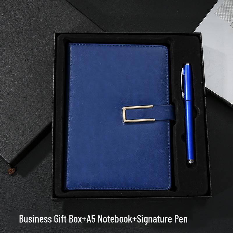 A5 Custom Notebook & Diary Gift Set with Logo Printing and Engraving