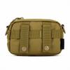Phoenix Ikki Small Accessory Fits Belt Molle Available in 5 Camouflage Multifunctional Tactical Tool EDC Mini Crossbody Brown Bag, 5.5-inch