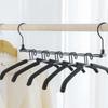 5 In 1 Clothes Hangers,Magic Multi Layer Metal Wardrobe Storage Rack,360 Rotatable Stackable Hanging Hangers Closet Organizer