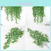 Faux Plant Wall Art With Leaf Decor For Indoor Garden And Ceiling Decoration