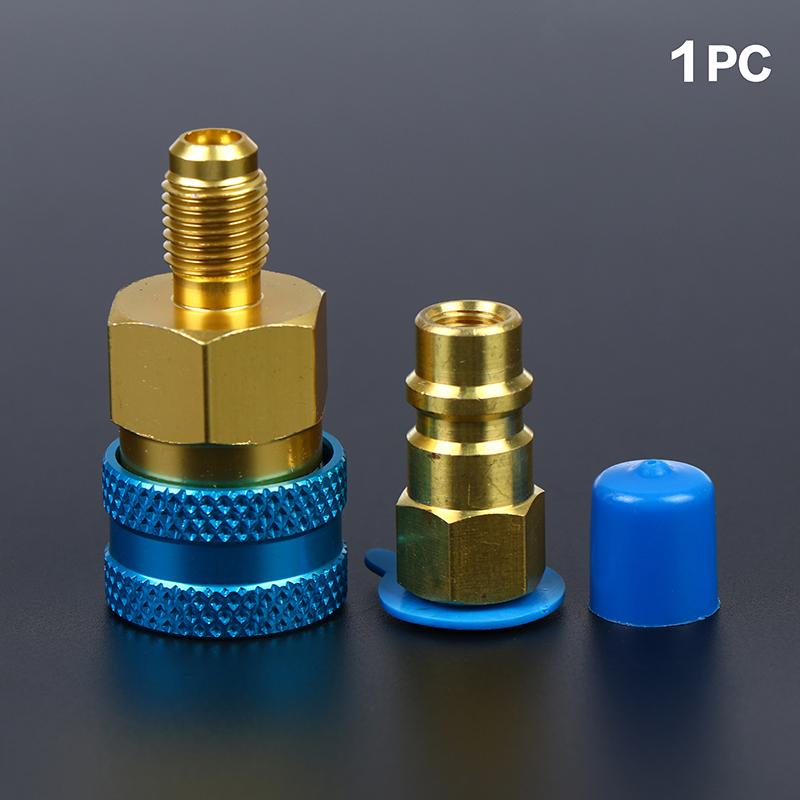 R1234Yf To R134A Quick Connectors Adapter For Car Ac Car Accessories Tools A/C Refrigerant Fluorinated Liquid Connector