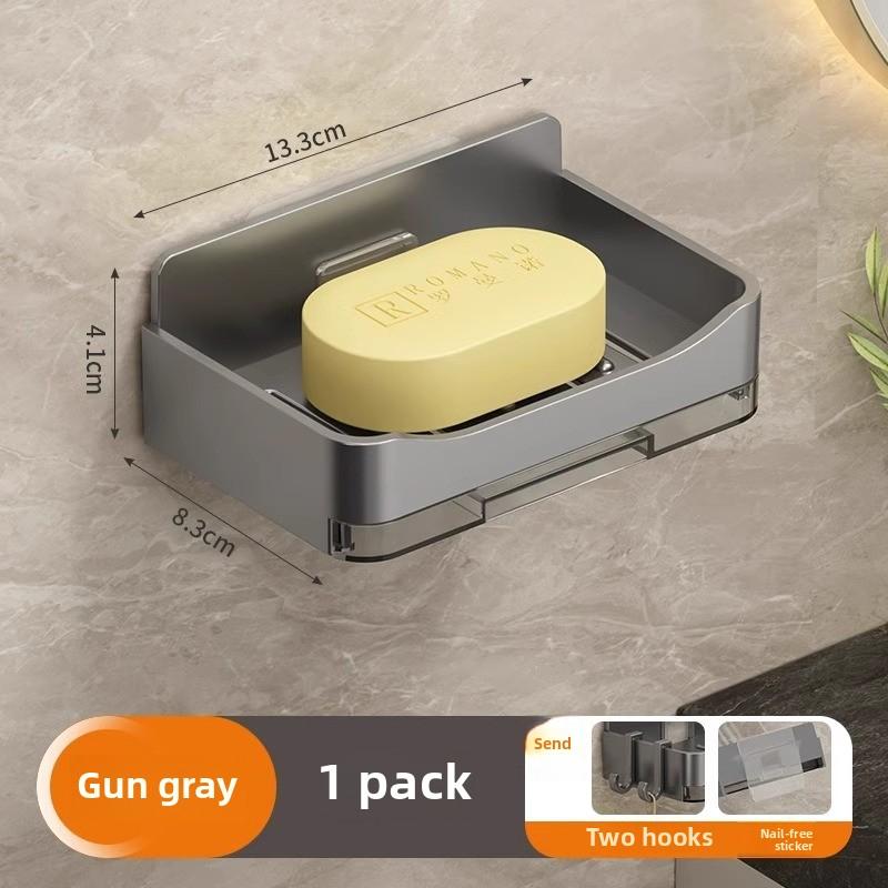 Household Draining Bathroom Wall-mounted Non-stagnant Soap Box