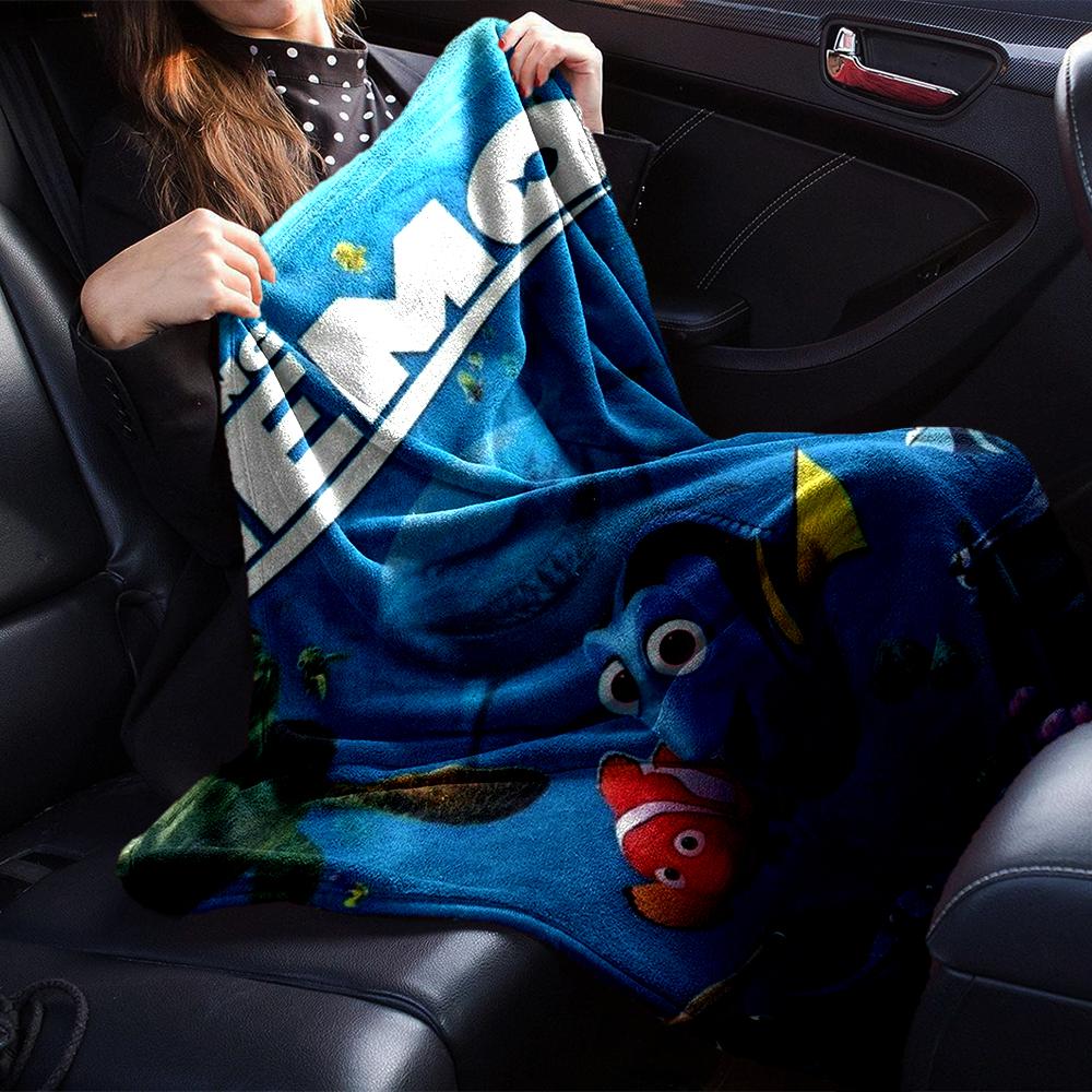 Nemo Theme Printed Blanket - Perfect for Couch, Bed, Travel & Outdoor Use | Machine Washable, Cozy & Durable.