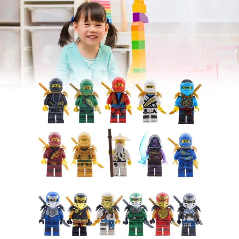 Mini Ninjago 16pcs Toy Building Block Set Early Education Toys Kids Gift Durable