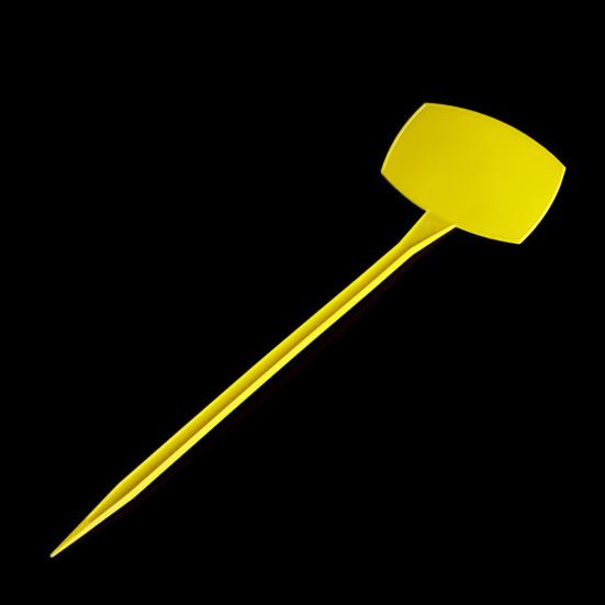 5 Pcs Plant Tags Reusable Plastic T Shape Plant Labels Plant Markers Inserted Cards for Flower Bed Garden Nursery Outdoor Gardening