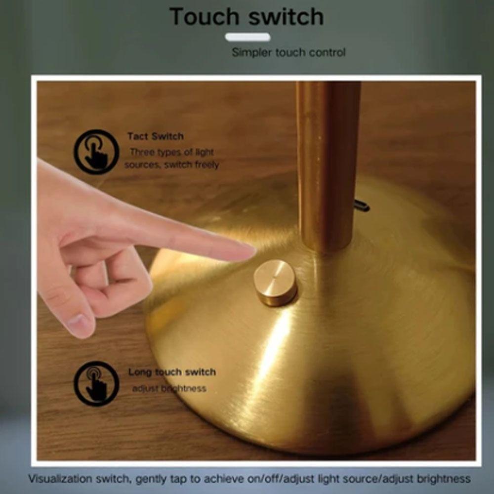 Dimmable Led Touch Table Lamp 3 Color Dimmable Desk Light Creative Gift Beside Lamp