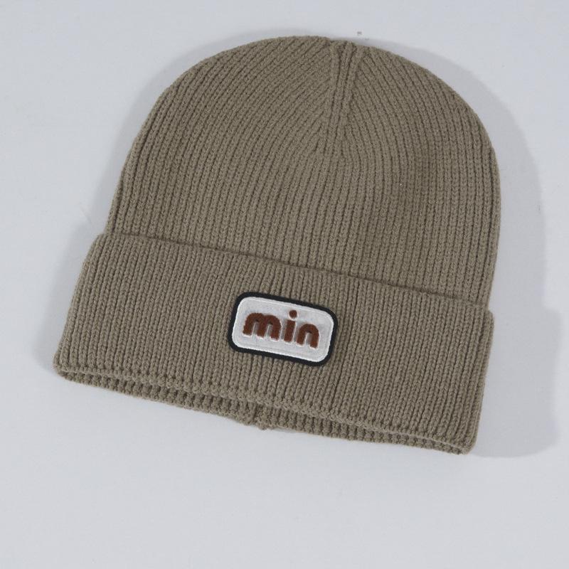 Hat for Women In Winter Warm Knitted Hat Korean Style Trendy Versatile Student Windproof Wool Hat Men