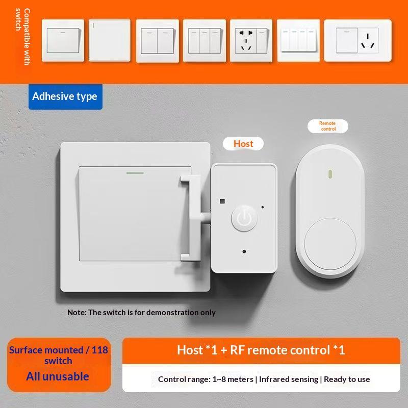 New Wireless Control Light Switch Off Tool Automatic Button Pusher Intelligent Usb Rechargeable Lazy Remote Control Switch