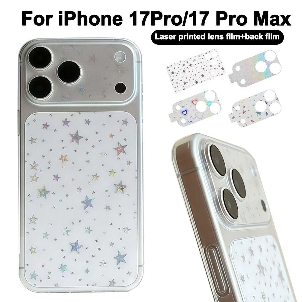 Full Cover Lens Protective Film HD Clear Anti-Shatter Back Screen Protector Clear Anti Scratch for iPhone 17 Pro Max 17Pro